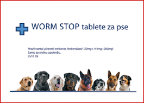 Worm stop tableta protiv unutrašnjih parazita pasa